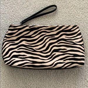 Zebra Print Clutch/Wristlet